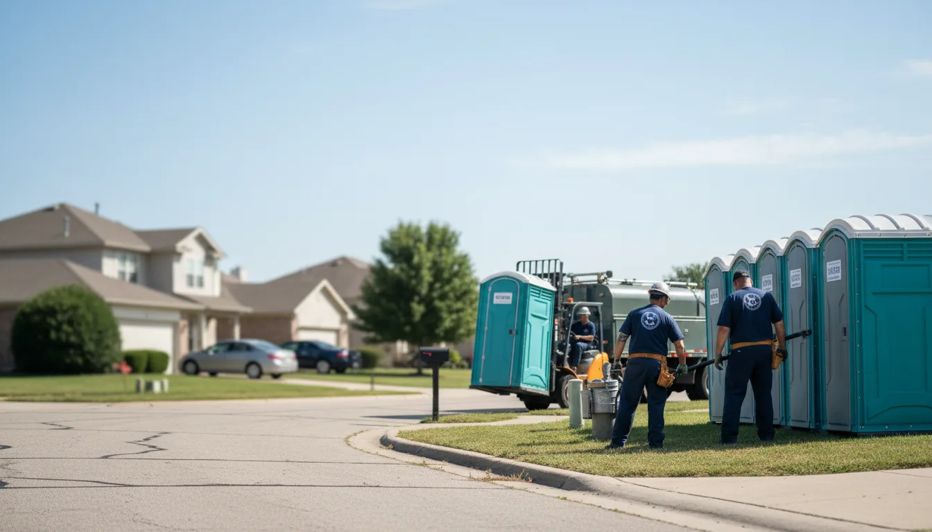 Porta Potty Rental in Golden Eagle, IL near me